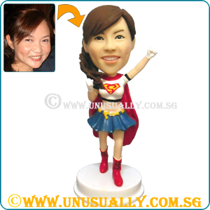Custom 3D Caricature Sexy Super Women Figurine